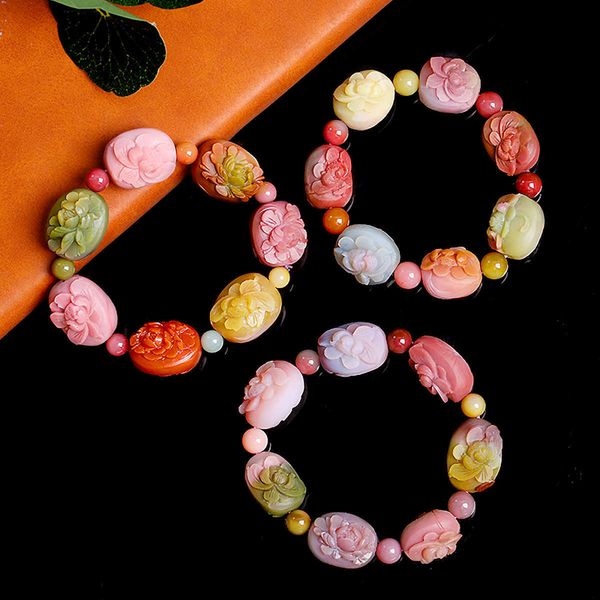 fine jewellery wear pretty natural old mine yanyuan agate bracelet female candy color full of meat carving yuanbao bergamot string pendant l, Black
fine jewellery wear pretty natural old mine yanyuan agate bracelet female candy color full of meat carving yuanbao bergamot string pendant l, Black