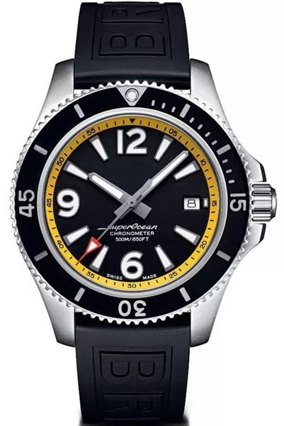 new mens watch stainless steel bezel automatic mechanical watch black yellow number dial rubber stainless steel sapphire, Slivery;brown
new mens watch stainless steel bezel automatic mechanical watch black yellow number dial rubber stainless steel sapphire, Slivery;brown