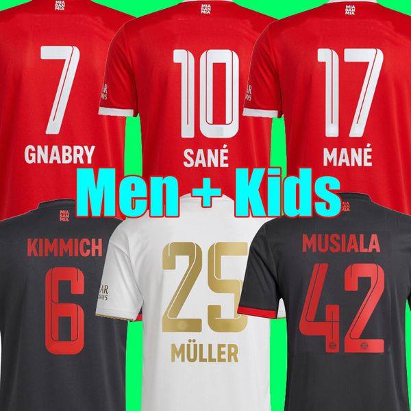22 23 soccer jerseys 2022 2023 sane musiala coman football shirts men kids uniform sets, Black;yellow
22 23 soccer jerseys 2022 2023 sane musiala coman football shirts men kids uniform sets, Black;yellow