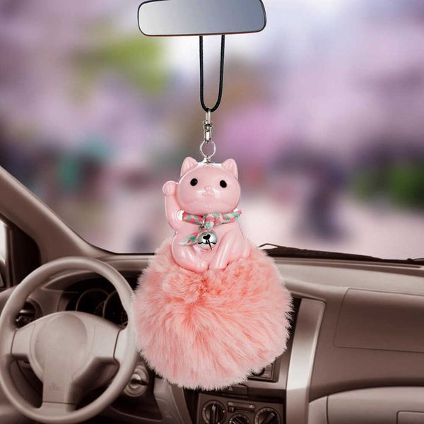 decorations car pendant automobile decoration charm fortune cat with plush ball keychains auto interior rear view mirror hanging ornaments r
decorations car pendant automobile decoration charm fortune cat with plush ball keychains auto interior rear view mirror hanging ornaments r