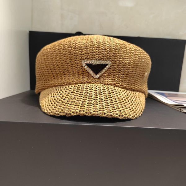Womens Designer Triangle Letter Straw Hat For Men Woman Hats Fashion Summer Navy Caps Outdoor Beach Cap, P2
Womens Designer Triangle Letter Straw Hat For Men Woman Hats Fashion Summer Navy Caps Outdoor Beach Cap, P2