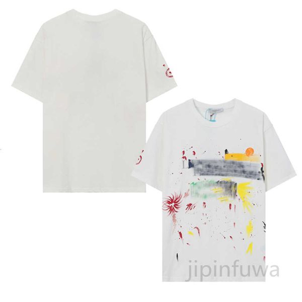 women t shirts 2023 lanvins designer men's cotton tees color ink splashing hand-painted graffiti sports casual short sleeves t-shirts a, White;black
women t shirts 2023 lanvins designer men's cotton tees color ink splashing hand-painted graffiti sports casual short sleeves t-shirts a, White;black