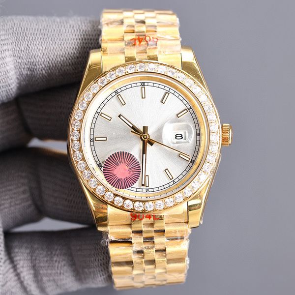watch mens watch diamond bezal automatic mechanical watches business wristwatch stainless steel waterproof desinger montre de luxe 41mm, Slivery;brown
watch mens watch diamond bezal automatic mechanical watches business wristwatch stainless steel waterproof desinger montre de luxe 41mm, Slivery;brown