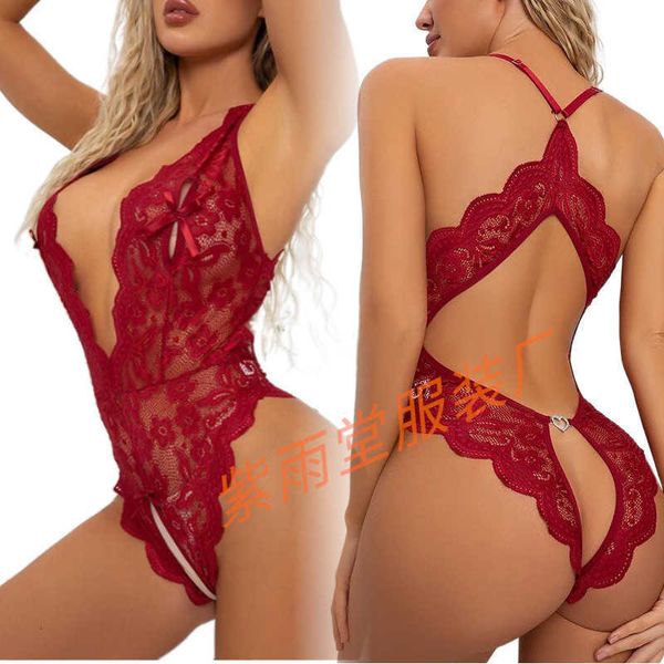 lace underwear 2022 lace new underwear bodysuit backless women's pajamas funny, Black;white
lace underwear 2022 lace new underwear bodysuit backless women's pajamas funny, Black;white