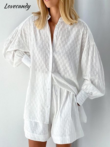 womens two piece pants white shorts sets 2 piece sets women jacquard fabric lantern sleeve loose shirt and shorts suits summer female outfit
womens two piece pants white shorts sets 2 piece sets women jacquard fabric lantern sleeve loose shirt and shorts suits summer female outfit
