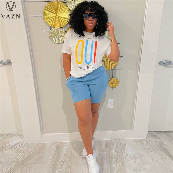 womens two piece pants vazn list suitable young casual shirt short sleeve round neck tees group women 2 set 230228, White
womens two piece pants vazn list suitable young casual shirt short sleeve round neck tees group women 2 set 230228, White