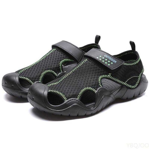 slippers summer new mens sandals mesh deck lightweight beach sandals fisherman shoes for men outdoor shoe y2302, Black
slippers summer new mens sandals mesh deck lightweight beach sandals fisherman shoes for men outdoor shoe y2302, Black