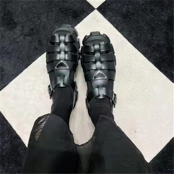 women designer sandals fashion gladiator sandal luxury platform slides triangle metal slippers retro beach loafers round toe sandal women lo, Black
women designer sandals fashion gladiator sandal luxury platform slides triangle metal slippers retro beach loafers round toe sandal women lo, Black