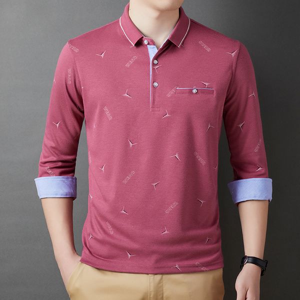 men's t-shirts high end fashion brand striped designer embroidery casual turn down collar long sleeve polo shirts men men clothes 2302, White;black
men's t-shirts high end fashion brand striped designer embroidery casual turn down collar long sleeve polo shirts men men clothes 2302, White;black