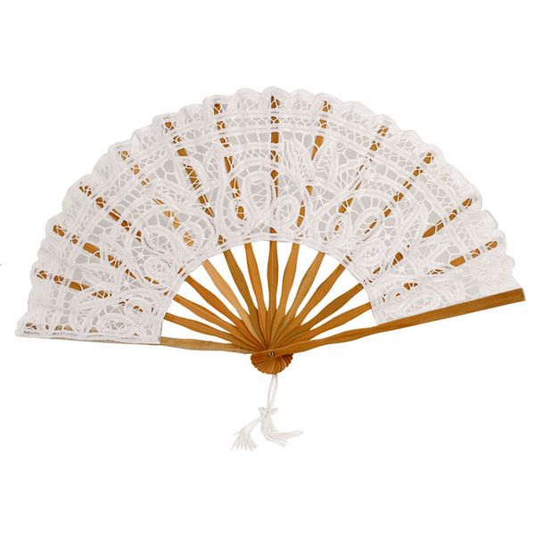 fans classic handmade bamboo ribs embriodery spanish hand lace fan bride wedding lace fan, White
fans classic handmade bamboo ribs embriodery spanish hand lace fan bride wedding lace fan, White