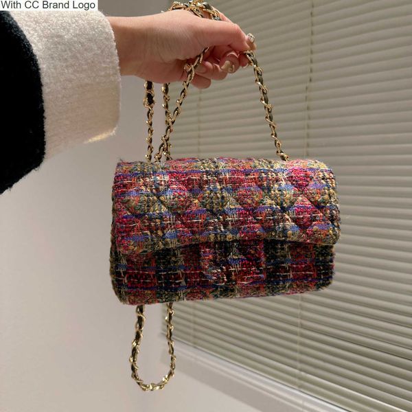 cc brand shoulder bags classic tweed single flap quilted bags designer womens contrast woolen handbags with pouch metallic hardware leather
cc brand shoulder bags classic tweed single flap quilted bags designer womens contrast woolen handbags with pouch metallic hardware leather