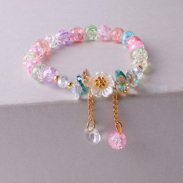 creative flower pendant beaded bracelet small fresh color flower student campus style popular bracelet, Golden;silver
creative flower pendant beaded bracelet small fresh color flower student campus style popular bracelet, Golden;silver
