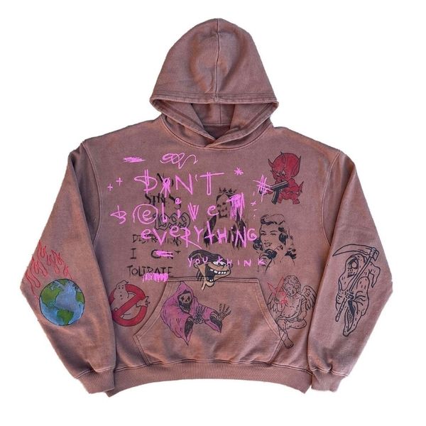 women's hoodies sweatshirts american loose fashion street hip hop retro reaper demon print hoodie casual oversized 230227, Black
women's hoodies sweatshirts american loose fashion street hip hop retro reaper demon print hoodie casual oversized 230227, Black