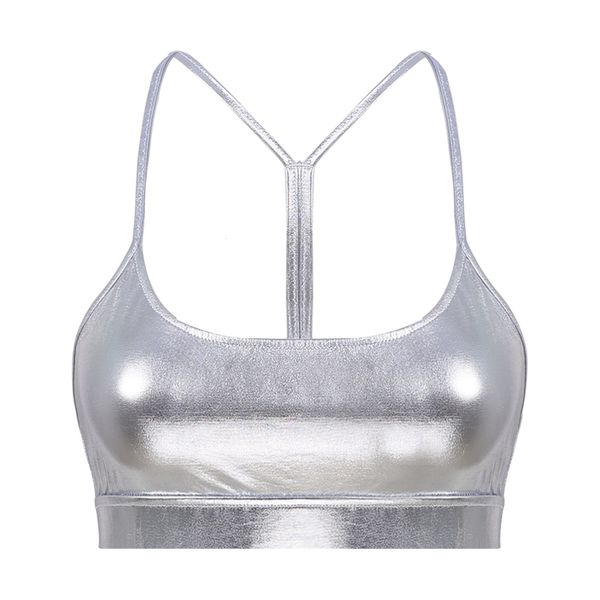 women s blouses shirt pure silver spaghetti straps sleeveless y shape open back shiny metallic gym workout sport bra vest match shorts 2302, White
women s blouses shirt pure silver spaghetti straps sleeveless y shape open back shiny metallic gym workout sport bra vest match shorts 2302, White
