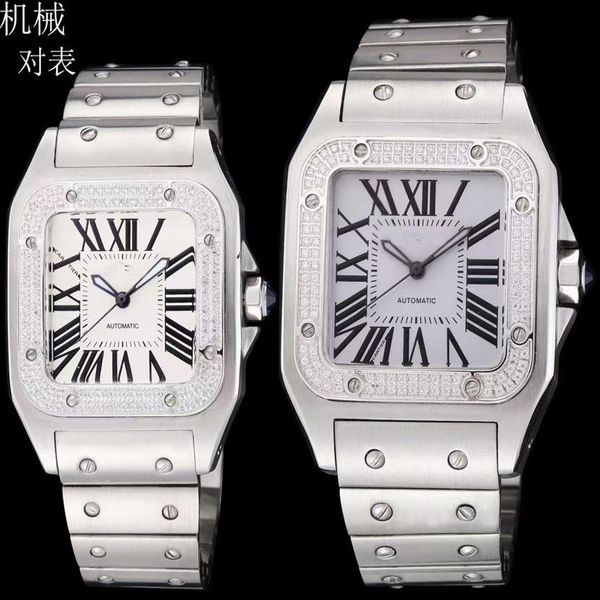 factory men watch diamond santo wssa0018 mens automatic mechanical watches white dial sapphire glass stainless steel leather strap211i, Slivery;brown
factory men watch diamond santo wssa0018 mens automatic mechanical watches white dial sapphire glass stainless steel leather strap211i, Slivery;brown
