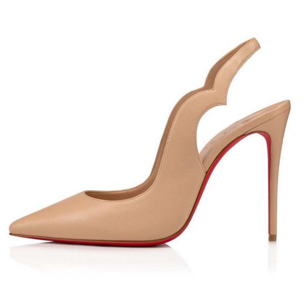chick sling women sandal reds sole pumps designer slingback high heels calfskin leather pointy toe lady wedding party dress shoes with box 3, Black
chick sling women sandal reds sole pumps designer slingback high heels calfskin leather pointy toe lady wedding party dress shoes with box 3, Black