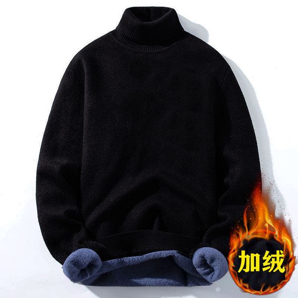 men's sweaters autumn winter men's casual knit sweaters plus velvet sweater flannel pullovers spandex turtleneck male brand clothe, White;black
men's sweaters autumn winter men's casual knit sweaters plus velvet sweater flannel pullovers spandex turtleneck male brand clothe, White;black