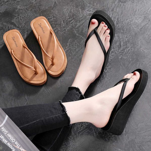 slippers 2022 summer women wedge flip-flops women's beach eva thick bottom fashion clip-on casual home slipper y2302, Black
slippers 2022 summer women wedge flip-flops women's beach eva thick bottom fashion clip-on casual home slipper y2302, Black