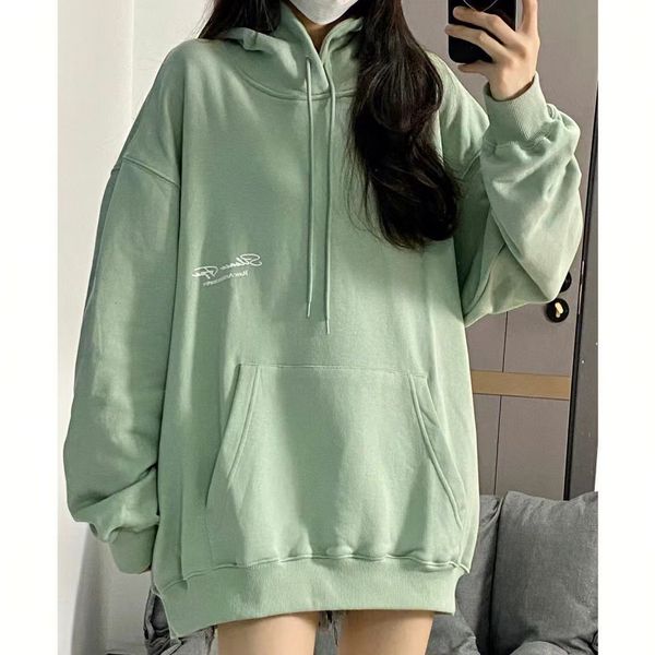 women's hoodies sweatshirts american style brand retro hoodie high end design feeling lazy male and female students loose long sleeved, Black
women's hoodies sweatshirts american style brand retro hoodie high end design feeling lazy male and female students loose long sleeved, Black