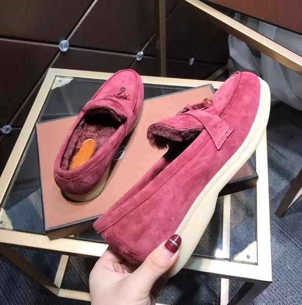 suede leather winter women loro walk dress shoes loafers fur inside luxury designer leisure dress shoe party wedding 35-42, Black
suede leather winter women loro walk dress shoes loafers fur inside luxury designer leisure dress shoe party wedding 35-42, Black