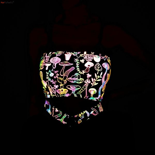 women s blouses shirts 2023 reflective rainbow cami colourful tank summer mushroom print ring ribbon decorate slim fit short vest 230228, White
women s blouses shirts 2023 reflective rainbow cami colourful tank summer mushroom print ring ribbon decorate slim fit short vest 230228, White