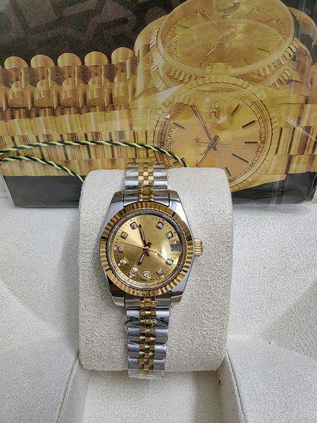 with original box lady diamonds watch women watchs datejust 26mm luxury women watch day dateday girl sapphire glass wristwatch automatic mec, Slivery;brown
with original box lady diamonds watch women watchs datejust 26mm luxury women watch day dateday girl sapphire glass wristwatch automatic mec, Slivery;brown