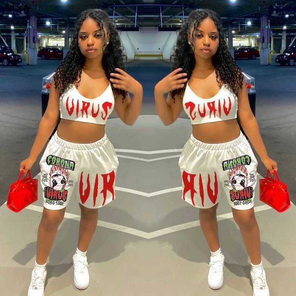 2023 women clothes two piece short set fashion brand graffiti print tank casual sports shorts basketball set tracksuits for woman, Black;gray
2023 women clothes two piece short set fashion brand graffiti print tank casual sports shorts basketball set tracksuits for woman, Black;gray