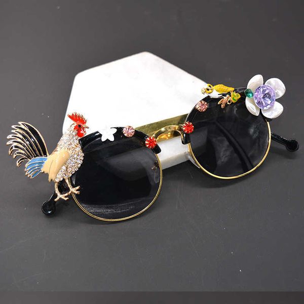 sunglasses 2021 baroque handmade sunglasses for women cat eye girl's glasses golden chicken ladies sun glasses for party giftsj230228, White;black
sunglasses 2021 baroque handmade sunglasses for women cat eye girl's glasses golden chicken ladies sun glasses for party giftsj230228, White;black