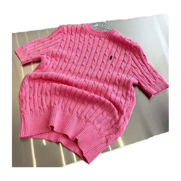 aaa fashion womens knits sweater short sleeve sweater letter jacquard comfortable wool blend clothing designer women crew neck pink, White
aaa fashion womens knits sweater short sleeve sweater letter jacquard comfortable wool blend clothing designer women crew neck pink, White