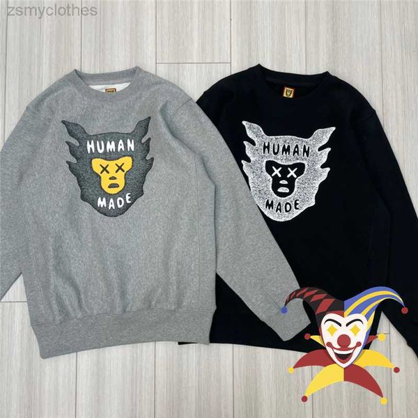 men's hoodies sweatshirts 2022fw human made sweatshirts men women oversized heart pattern crewneck, Black
men's hoodies sweatshirts 2022fw human made sweatshirts men women oversized heart pattern crewneck, Black