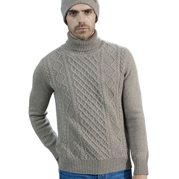 men's sweaters fashion turtleneck men's knitted sweaters cashmere sweater 100% merino wool thick knit pullover winter fall male ju, White;black
men's sweaters fashion turtleneck men's knitted sweaters cashmere sweater 100% merino wool thick knit pullover winter fall male ju, White;black