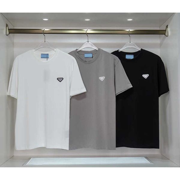 mens t shirt designer t shirt men women luxury classic triangle short sleeved tshirts advanced loose pullover tee, White;black
mens t shirt designer t shirt men women luxury classic triangle short sleeved tshirts advanced loose pullover tee, White;black