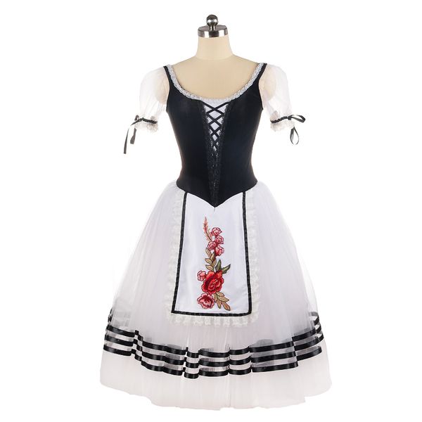 stage wear black white giselle peasant variations professional ballet long dress competition costume women ballet skirt romantic girls perfo, Black;red
stage wear black white giselle peasant variations professional ballet long dress competition costume women ballet skirt romantic girls perfo, Black;red