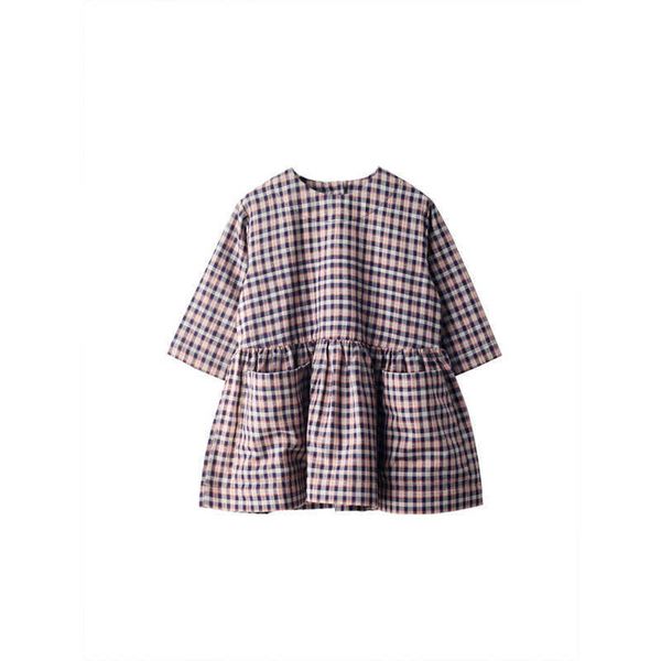 2023 spring and autumn new chil1en's wear girls' long sleeve 1ess baby cotton skirt kids' checked skirt korean version, Blue
2023 spring and autumn new chil1en's wear girls' long sleeve 1ess baby cotton skirt kids' checked skirt korean version, Blue
