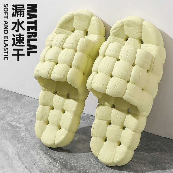 slippers slippers leaky slippers home bathroom home female couple non slip slippers men simple and durable shoes for women bathroom slippers, Black