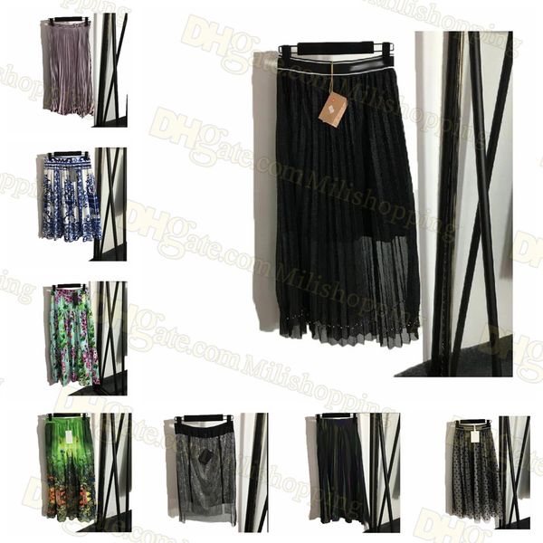 women skirt summer mesh dress womens girls designer dress long stretch waist retro solid pleated letter print simia beach dresss, Black
women skirt summer mesh dress womens girls designer dress long stretch waist retro solid pleated letter print simia beach dresss, Black