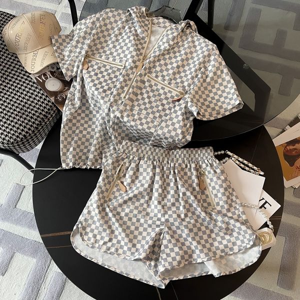 womens two piece pants two piece sets womens outifits summer casual sports suit women plaid hooded short sleeve fashion wide leg shorts set, White
womens two piece pants two piece sets womens outifits summer casual sports suit women plaid hooded short sleeve fashion wide leg shorts set, White