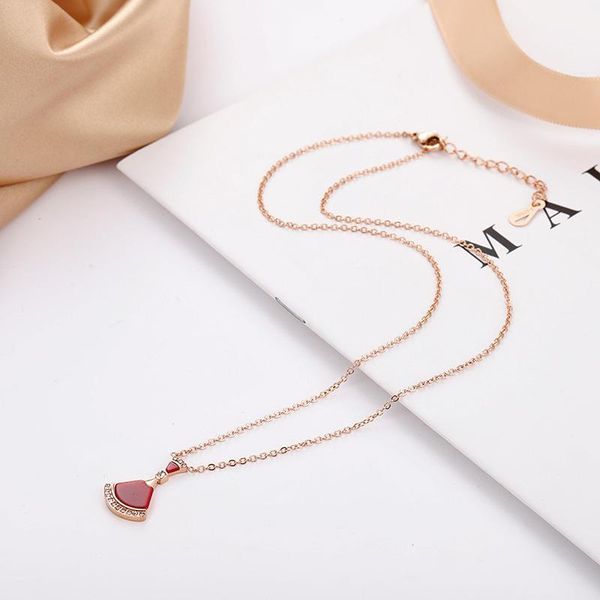 designer jewelry bulgar necklaces jewelry small skirt necklace female gradual change boyfriend fan shape pendant luxury collar chain chalced, Silver
designer jewelry bulgar necklaces jewelry small skirt necklace female gradual change boyfriend fan shape pendant luxury collar chain chalced, Silver