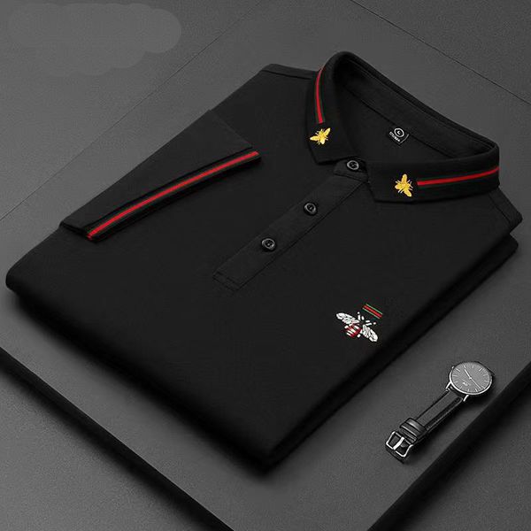 men's polos t-shirt summer tee high end short sleeved cotton polo men s t shirt korean fashion clothing summer luxury top, White;black
men's polos t-shirt summer tee high end short sleeved cotton polo men s t shirt korean fashion clothing summer luxury top, White;black