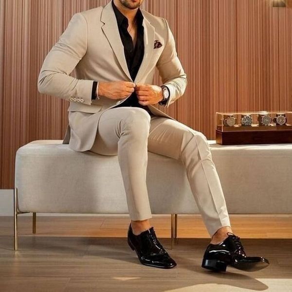 men's suits blazers beige notch lapel slim fit blazer sets for wedding prom party custom fashion two pieces jacketpants costume homme 2, White;black
men's suits blazers beige notch lapel slim fit blazer sets for wedding prom party custom fashion two pieces jacketpants costume homme 2, White;black