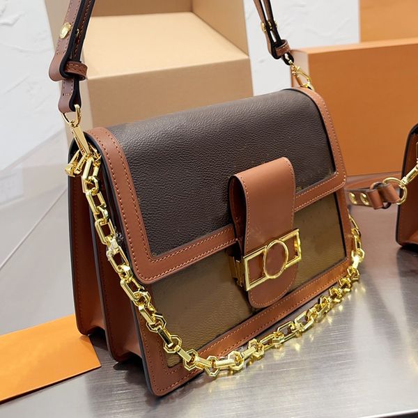 designer women dauphine monograms chain shoulder bag france luxury brand l vintage canvas printed crossbody bags lady double chains strap cr
designer women dauphine monograms chain shoulder bag france luxury brand l vintage canvas printed crossbody bags lady double chains strap cr