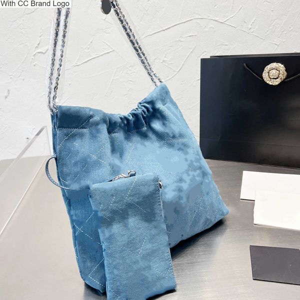 cc brand totes denim full of print 22 shopping bags classic silver hardware quilted matelasse with mini coins purse womens designer luxuries
cc brand totes denim full of print 22 shopping bags classic silver hardware quilted matelasse with mini coins purse womens designer luxuries