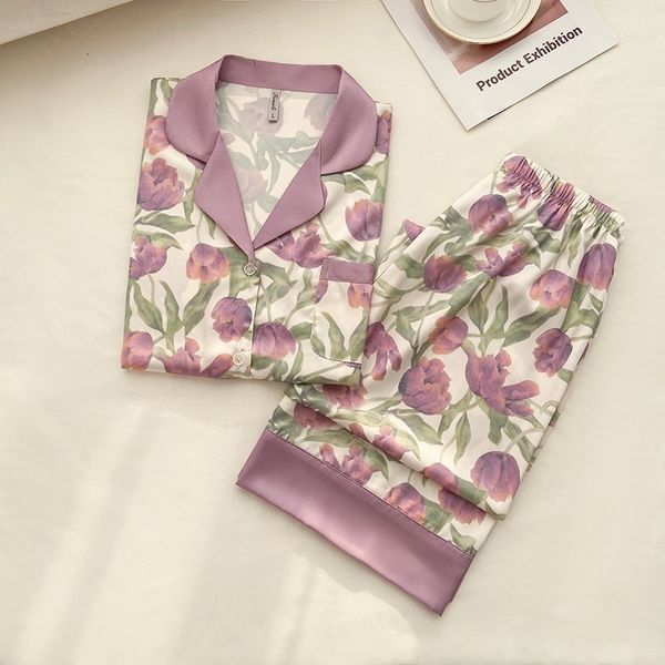 womens sleepwear tulip print pajamas sweet casual pajama set spring and autumn long sleeve suits can be worn out 230228, Black;red
womens sleepwear tulip print pajamas sweet casual pajama set spring and autumn long sleeve suits can be worn out 230228, Black;red
