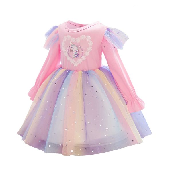 girls 1ess spring and autumn long sleeved unicorn chil1en's 1ess girls exotic rainbow sequin mesh princess skirt, Blue
girls 1ess spring and autumn long sleeved unicorn chil1en's 1ess girls exotic rainbow sequin mesh princess skirt, Blue