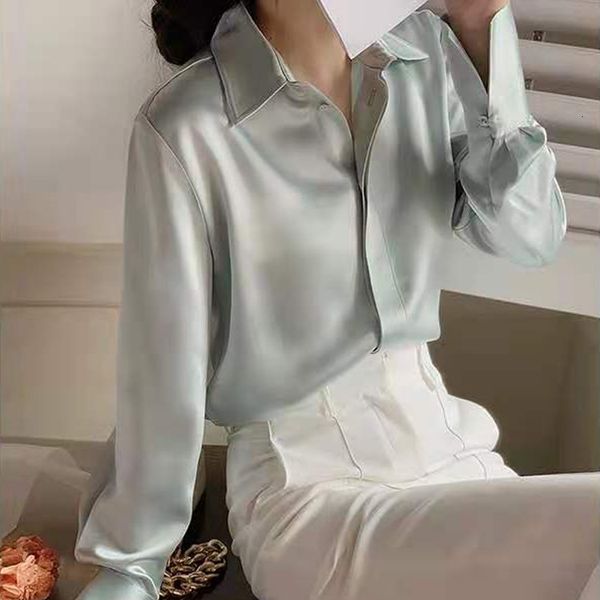 women's blouses shirts fashion satin blouse women long sleeve women shirt casual office button shirt turn down collar white shirts blu
women's blouses shirts fashion satin blouse women long sleeve women shirt casual office button shirt turn down collar white shirts blu
