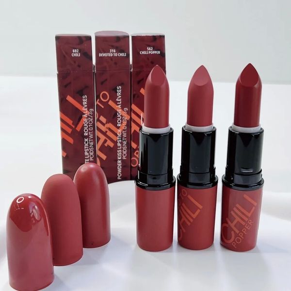 brand lipstick chilis crew poweder kisslipstick rouge alevres-matte long-lasting 3 color fast ship
brand lipstick chilis crew poweder kisslipstick rouge alevres-matte long-lasting 3 color fast ship