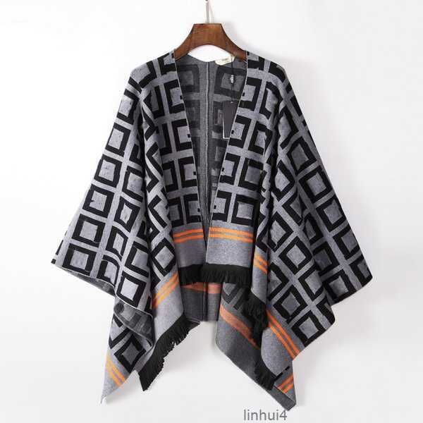 women s classical womans cloak with f printed high quallity autumn spring winter cardigan design knitting fringe size cape coatnhyo, Black
women s classical womans cloak with f printed high quallity autumn spring winter cardigan design knitting fringe size cape coatnhyo, Black