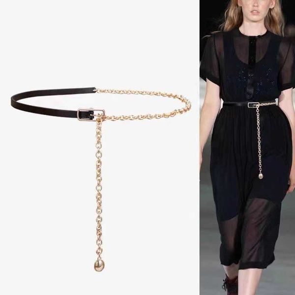 slim belt women's chain trouser belt trendy ins decorative suit with dress summer fashion versatile metal waist chain
slim belt women's chain trouser belt trendy ins decorative suit with dress summer fashion versatile metal waist chain