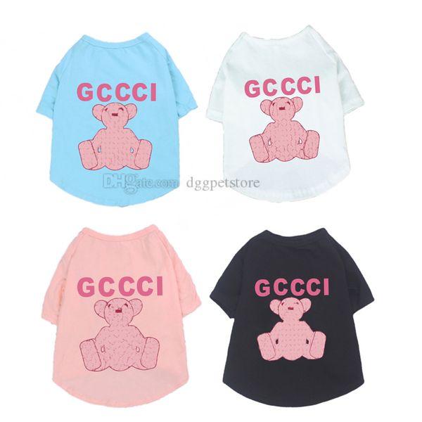 designer dog clothes brand dog apparel summer pet t-shirts with classic letters soft breathable puppy shirts for small doggy cats 100% cotto
designer dog clothes brand dog apparel summer pet t-shirts with classic letters soft breathable puppy shirts for small doggy cats 100% cotto