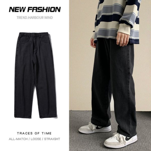men s jeans baggy spring autumn korean fashion loose straight tube versatile drop feel boys wide leg pants student 230228, Blue
men s jeans baggy spring autumn korean fashion loose straight tube versatile drop feel boys wide leg pants student 230228, Blue